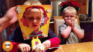 Try Not To Laugh  Funny Babies Pie Face Challenge  Just Funniest [upl. by Liesa]