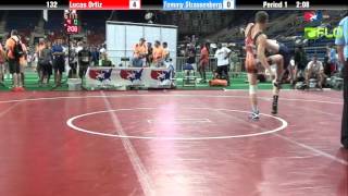 Cadet 132  Lucas Ortiz Pennsylvania vs Tommy Strassenberg Washington [upl. by Portland523]