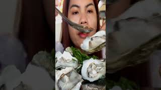 eating raw oysters  seafood  oyster recipe  eating seafood short shorts [upl. by Grous526]