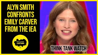 SNP MP Alyn Smith Confronts Emily Carver From The IEA Think Tank Watch [upl. by Adnawot]