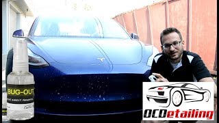 Tesla Model 3  CarPro BugOut  OCDetailing® [upl. by Findlay]