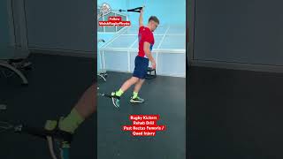 Rugby Player Kicking Rehab Drills [upl. by Sabelle526]