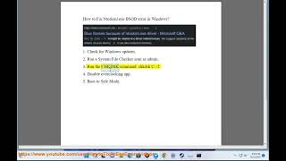 Fix Ntoskrnlexe BSOD error in Windows [upl. by Arabele642]