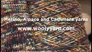 Merino Alpaca and Cashmere yarns [upl. by Ashien]