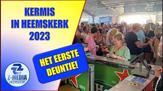 Kermis in Heemskerk 2023 Het eerste deuntje 4k [upl. by Nylsaj535]