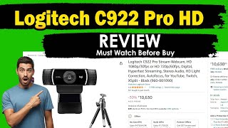 Logitech C922 Pro Web Camera Review  Logitech C922 webcam review [upl. by Bohman49]