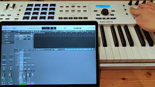 Arturia KeyLab MkII as Logic Pro controller [upl. by Oguh]