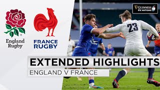 England v France  EXTENDED Highlights  Drama at Death at Twickenham  2021 Guinness Six Nations [upl. by Mackey791]