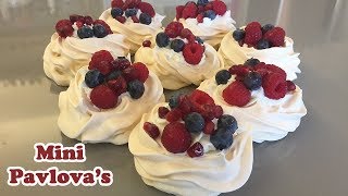 Mini Berry Pavlovas  Cheeky Crumbs [upl. by Lukin]