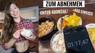 3 5MinutenRezepte unter 400 Kalorien 40g Eiweiß [upl. by Ahtanaram]