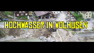 Hochwasser in Wolhusen Schweiz  25 Juli 2021 [upl. by Rosenberger926]