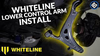 Whiteline Front Lower Control Arm Install 1114 WRXSTI [upl. by Gratia535]