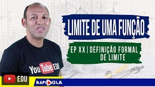 DEFINIÇÃO FORMAL DE LIMITE 15  CÁLCULO [upl. by Yauqaj]