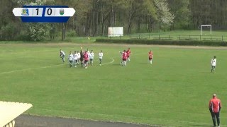 Skrót meczu Juniorzy Młodsi  Olimpia Lewin Brzeski 24042016 [upl. by Dunaville]