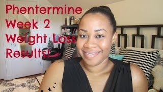 Phentermine Appetite Suppressant Week 2 Results 10 lb total loss [upl. by Llerreg364]