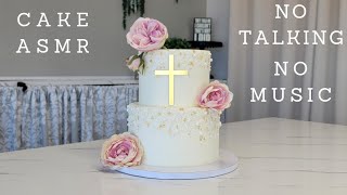 ALMOST Real Time Cake Decorating  2X Speed Cake ASMR  NO TALKINGNO MUSIC [upl. by Erline]