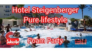 Hotel Steigenberger Pure lifestyle Foam Party Egipt Hurghada 2023 [upl. by Lust]