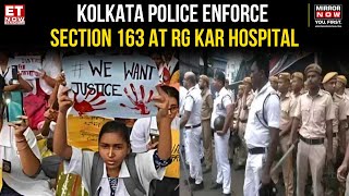 Kolkata Police Crackdown Notice Issued To 2 RG Kar Hospital Doctors Amid Prohibitory Orders  News [upl. by Stucker]