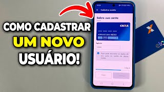 Como Cadastrar UM NOVO USUÁRIO Sem Erro CAIXA [upl. by Zippel]