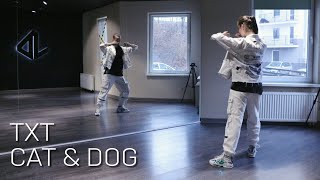 TXT  CAT amp DOG Dance Tutorial Русский Туториал [upl. by Arbma]