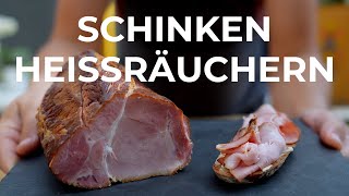 Schinken heißräuchern  Leckerer rauchiger Genuss [upl. by Arikaahs]