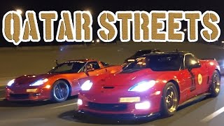 Qatar STREET Racing  Corvette Showdown [upl. by Androw]