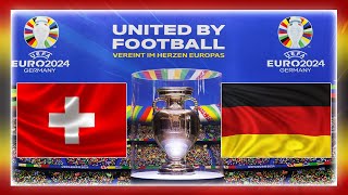 SIMULATION SUISSE VS ALLEMAGNE  FC 24 EURO GROUPE A [upl. by Aisor]