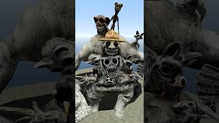 SPARTAN KICKING ALL ZOONOMALY MONSTERS in GIANT PIT in WATER  Garrys Mod [upl. by Cassondra]