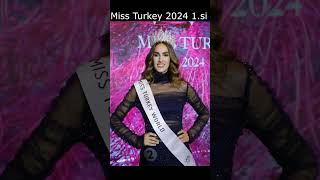 2024 Türkiye güzeli seçildi İdil Bilgen Miss Turkey 2024 birincisi oldu shorts keşfet haber [upl. by Dnomder]