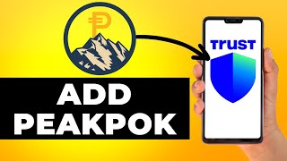 How to Add PEAKPOK to Trust Wallet Step by Step [upl. by Evreh425]