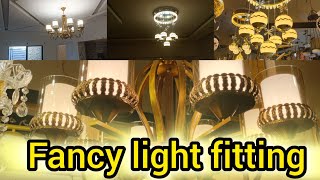 Fancy light fitting  crystal fanoos chandelier installation  Urdu  Duffer Bhai vlogs  vlogge4 [upl. by Nerrual]