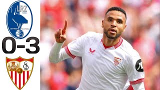 Las Rozas vs 03 Sevilla Resumen Copa del Rey 20242025 [upl. by Teodorico]