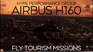 AIRBUS H160  FLY TOURISM MISSIONS in MSFS h160 msfs2020 hypeperformancegroup airbushelicopters [upl. by Daiz439]