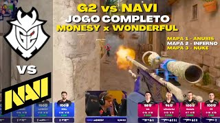 G2 vs NAVI  JOGO COMPLETO Todos os Mapas BLAST Premier World Final 2023 [upl. by Pierro]