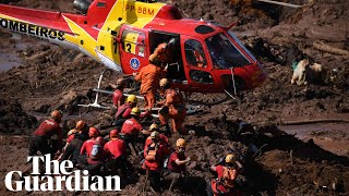 Aftermath of deadly dam collapse in Brazil [upl. by Snook]