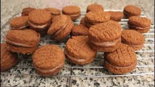 Homemade Romany Creams  How to Make Romany Creams Biscuits [upl. by Llennehc]