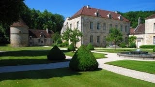 Abbaye de Fontenay  The exquisite World Heritage UNESCO site  Hotel Barging in France [upl. by Rihana]