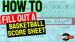 How to Fill In a Basketball Scorebook Step by Step Complete Tutorial for Beginners [upl. by Alabaster775]