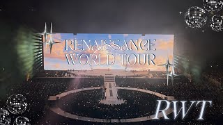 RENAISSANCE WORLD TOUR  HOUSTON TX  GWRM LUNCH MERCH and MORE [upl. by Tnert886]