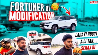 Fortuner di full modification done hogi✅  Sehaj di Larhaayi ho chali c🤬  Nishan khehra [upl. by Laidlaw832]