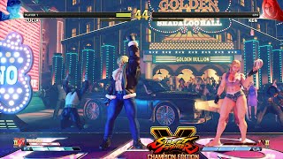 Street Fighter V CE Lucia vs Ken PC Mod [upl. by Battat689]