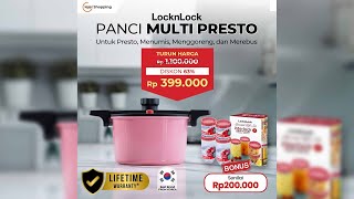 Panci Presto Pressure cooker Serba Guna Anti Lengket [upl. by Sprague811]