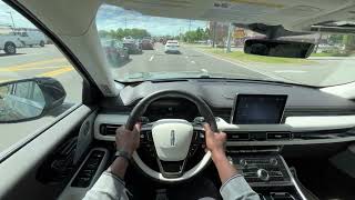 2023 Lincoln Aviator Black Label 30 TT V6 POV Test Drive [upl. by Anitrebla]