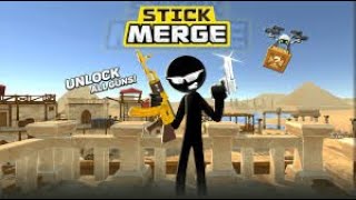 stick merge لعبت [upl. by Etnomal]