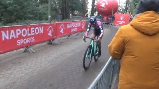 Parkcross Maldegem 2024Laura VerdonschotCYCLOCROSS from the FIELD SIDE [upl. by Theodosia749]