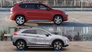 SLIP TEST  Seat Ateca 4Drive vs Mitsubishi Eclipse Cross SAWC  4x4testsonrollers [upl. by Cyndi]