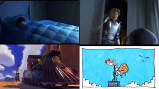 All Four Pixar amp DreamWorks Movies At Once [upl. by Asil]