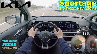 2022 Kia Sportage 16 TGDI HEV 4WD 230 PS TOP SPEED AUTOBAHN DRIVE POV [upl. by Yssenhguahs]