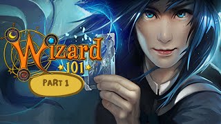 Wizard101 Storm Wizard Playthrough  Part 1  No Commentary [upl. by Tewfik]