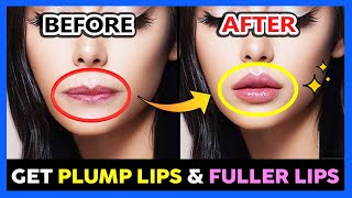 ✨ BEST PLUMP LIPS EXERCISE amp FULLER LIPS MASSAGE  GET BIGGER LIPS NATURALLY PERMANENTLY [upl. by Allerie]